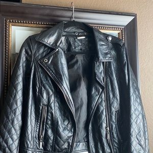 Faux Leather Jacket
